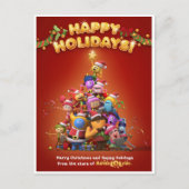 AstroLOLogy kerstBriefkaart Briefkaart (Voorkant)