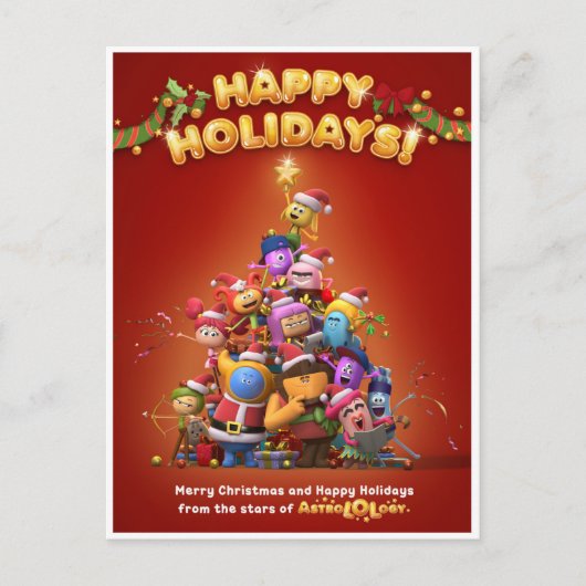 AstroLOLogy kerstBriefkaart Briefkaart (Voorkant)