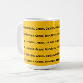 AstroloME Gemini Coffee Mok (Voorkant links)