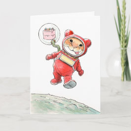 AstroMouse Verjaardagskaart Kaart