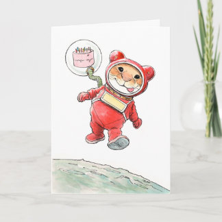 AstroMouse Verjaardagskaart Kaart