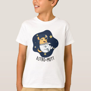 Astromutt Grappige Hond Astronaut Pun T-shirt