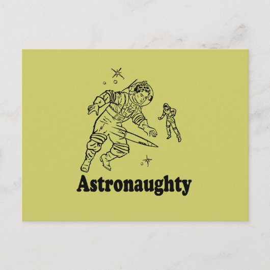 ASTRONAUGHTY BRIEFKAART (Voorkant)