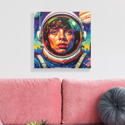 ASTRONAUT 11 CANVAS AFDRUK (Insitu (Woonkamer))