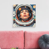 ASTRONAUT 13 CANVAS AFDRUK (Insitu (Woonkamer))