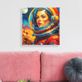 ASTRONAUT 17 CANVAS AFDRUK (Insitu (Woonkamer))