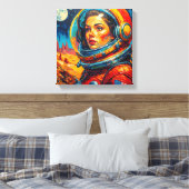 ASTRONAUT 17 CANVAS AFDRUK (Insitu (Slaapkamer))