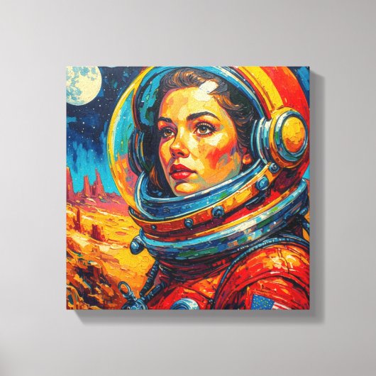 ASTRONAUT 17 CANVAS AFDRUK (Voorkant)