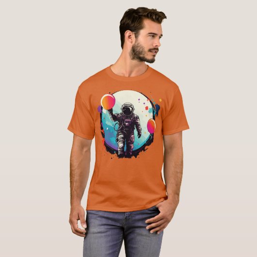 Astronaut 2 t-shirt (Voorkant volledig)