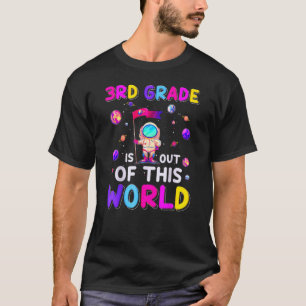 Astronaut 3e graad uit deze wereldruimte terug naa t-shirt