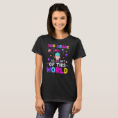 Astronaut 3rd Grade Out Of This World Space Back T T-shirt (Voorkant volledig)