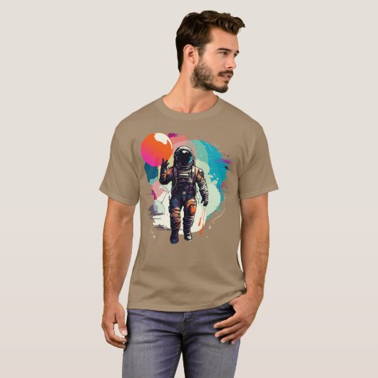 Astronaut 4 t-shirt (Voorkant volledig)