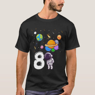 Astronaut 8 Py Buitenruimteschip T-shirt