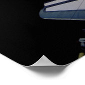 Astronaut aan boord van Space Shuttle Atlantis Poster (Hoek)