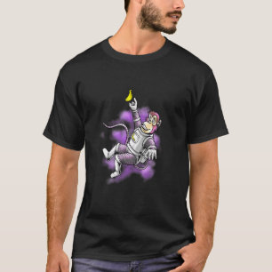 Astronaut aap - het bereiken van een bananenprijs t-shirt
