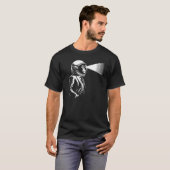 Astronaut aap in kostuum t-shirt (Voorkant volledig)