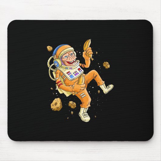 Astronaut Aap Ruimte Muismat (Voorkant)