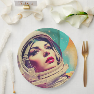Astronaut Abstract Space Paper Borden Papieren Bordje