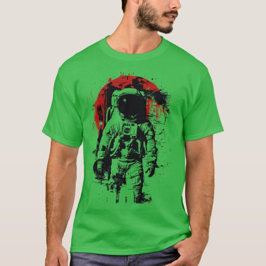 Astronaut Abstract T-shirt (Voorkant)