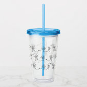 Astronaut Acrylic Tumbler Acryl Drinkbeker (Rechts)