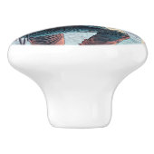 Astronaut Adventure Keramische Knop (Zijkant)