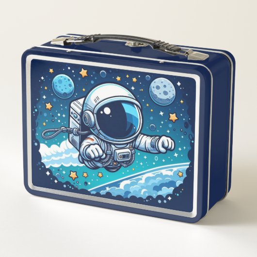Astronaut Adventure Lunchbox (Achterkant)