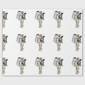 Astronaut afbeelding voor Glossy-Wrapping-Paper Cadeaupapier (Vlak)