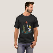 Astronaut Alien Beach T-shirt (Voorkant volledig)
