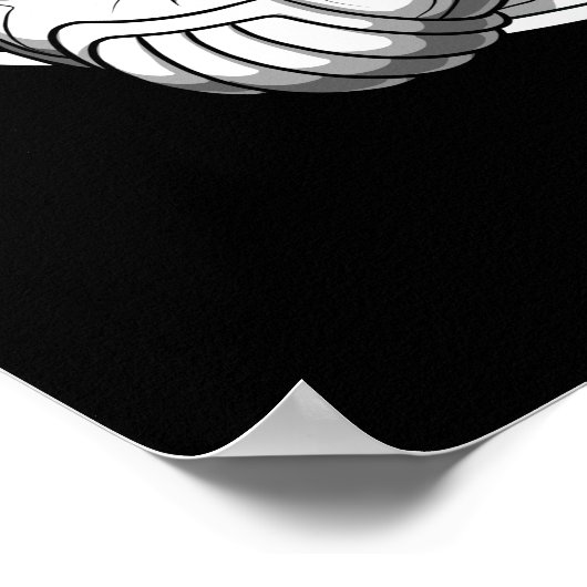 Astronaut Alien Cat Poster (Hoek)