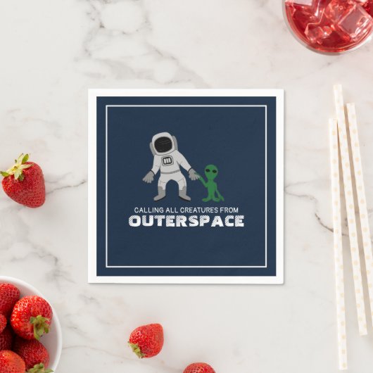 Astronaut & Alien, Outerspace Servet (Insitu)