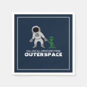 Astronaut & Alien, Outerspace Servet (Voorkant)