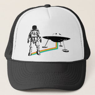 Astronaut Alien UFO Trucker Hat Pet