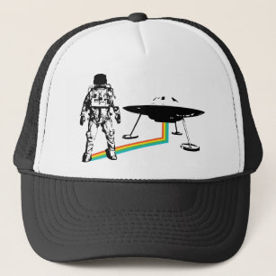 Astronaut Alien UFO Trucker Hat Trucker Pet