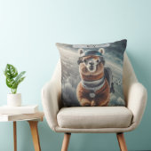 Astronaut Alpaca in de Surrreal Dier Ruimte Kussen (Stoel)