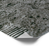 Astronaut and American Flag Apollo Moon Mission Poster (Hoek)