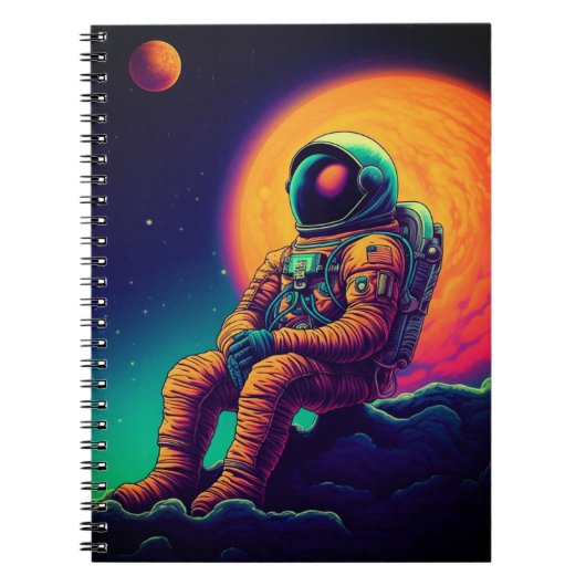 Astronaut Art Notitieboek (Voorkant)