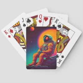 Astronaut Art Pokerkaarten