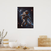Astronaut Art Poster (Keuken)