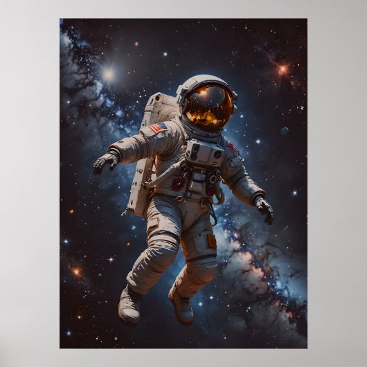 Astronaut Art Poster (Voorkant)