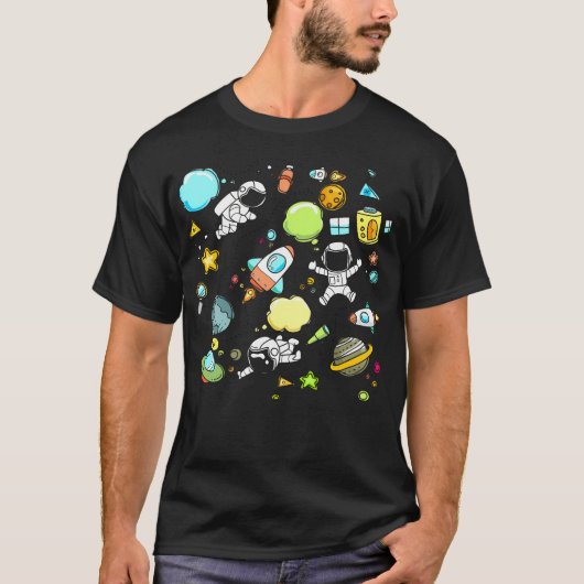Astronaut Art T-shirt (Voorkant)