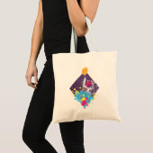 Astronaut Art Tote Bag (Voorkant (product))