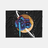 Astronaut Astro Knight Fleece Deken (Voorkant (Horizontaal))