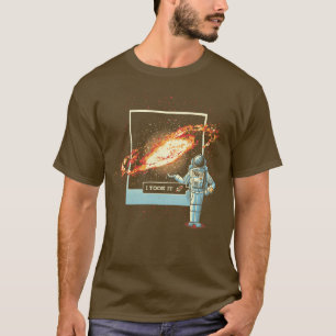 Astronaut Astrofotografie van het heelal door Tob T-shirt
