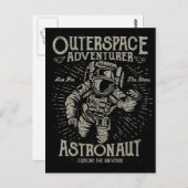 Astronaut Astronaut Astronaut avontuurlijk voor de Briefkaart (Voorkant / Achterkant)