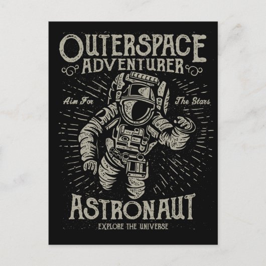 Astronaut Astronaut Astronaut avontuurlijk voor de Briefkaart (Voorkant)