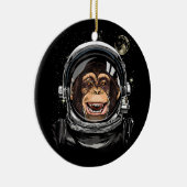 Astronaut Astronaut Wilde dierentuin Keramisch Ornament (Rechts)