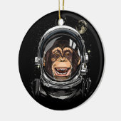 Astronaut Astronaut Wilde dierentuin Keramisch Ornament (Links)