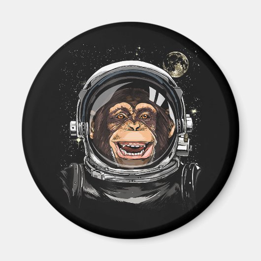 Astronaut Astronaut Wilde dierentuin Magneet (Voorkant)