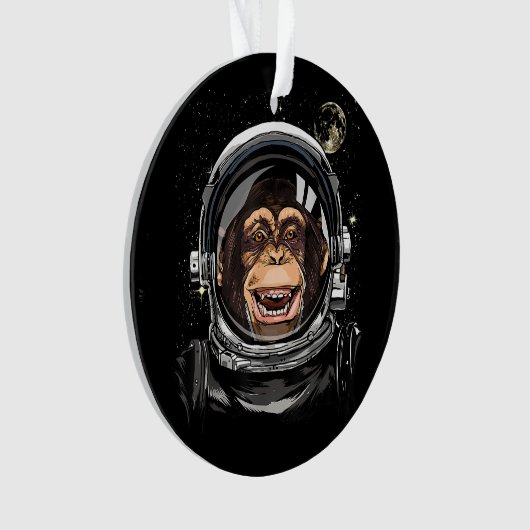 Astronaut Astronaut Wilde dierentuin Ornament (voorkant)