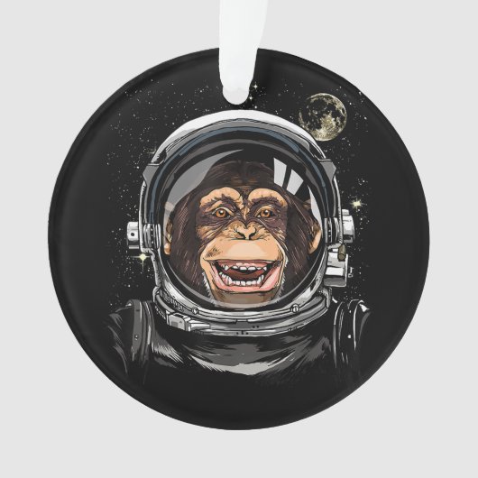 Astronaut Astronaut Wilde dierentuin Ornament (voorkant)